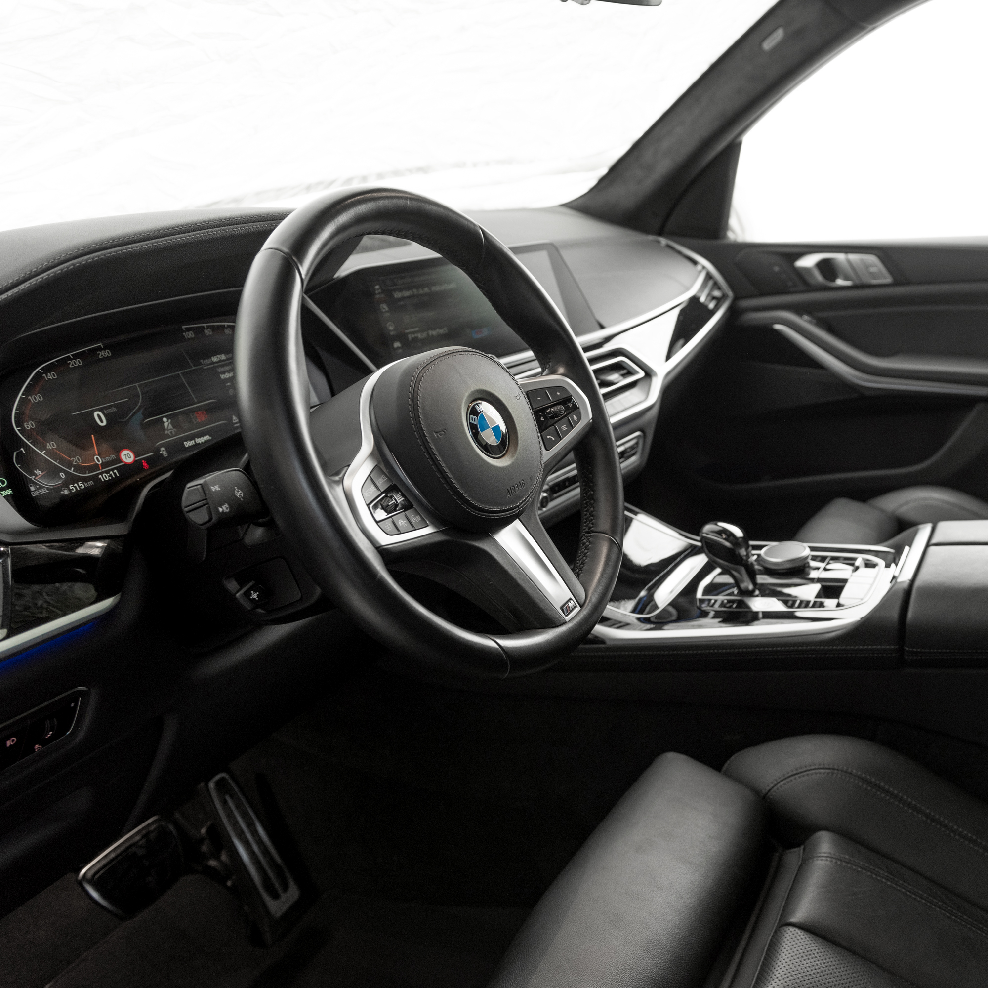 Interior picture of a BMW X7